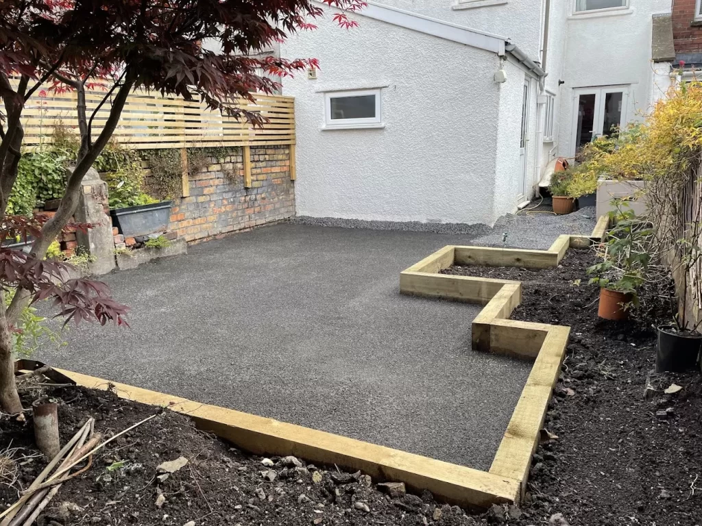 Tile Garden Installation